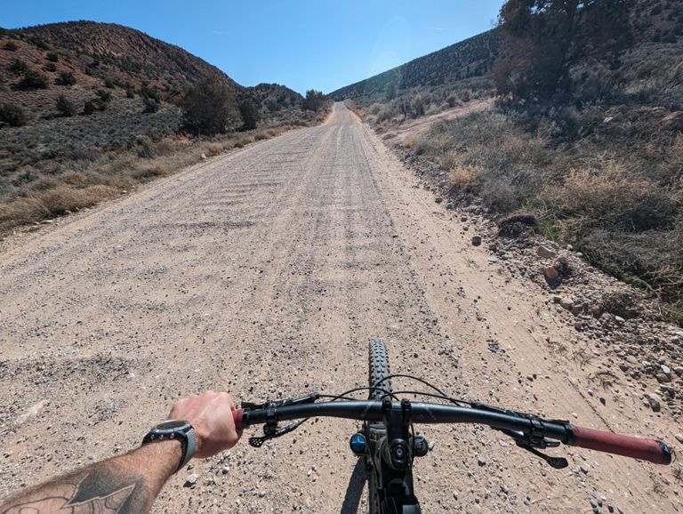 back to start on bike