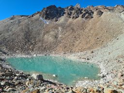 Pointe de Vouasson par le lac bleu et le glacier. Retour par le mont de l’étoile