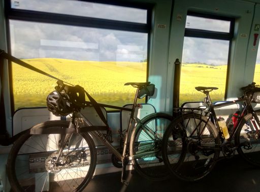 Tuż przed odjazdem odkryłem, że zapomniałem bidonów z domu XD