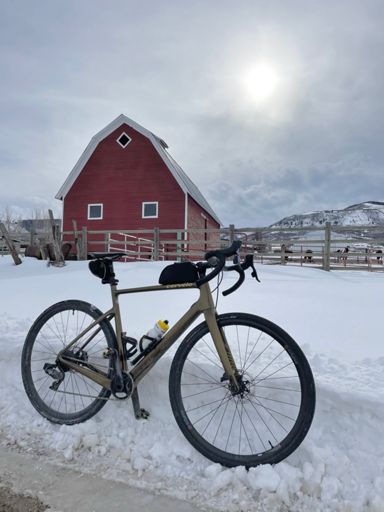 Very cool ranch at the top. Turned around to snap this photo.
