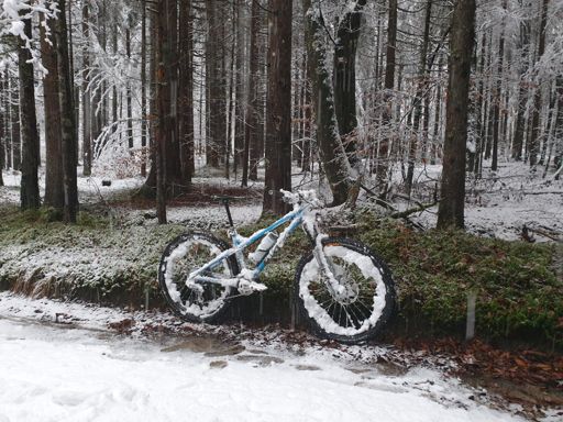 A bissl pickat der Schnee 🙊.