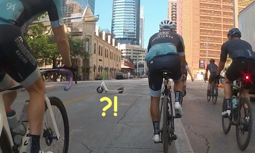 who "parks" their scooter in the middle of the street?! 🤯