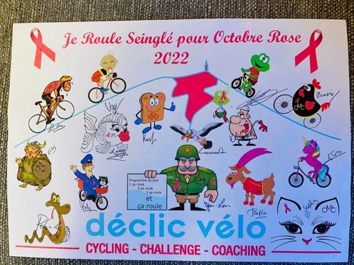 Les participants ayant pris le départ pour le Périple Seinglé Ventoux 2022