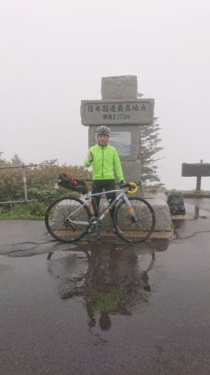 後ろの景色が見えないのが残念!