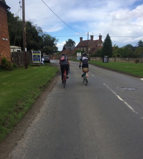 ColinJ and Shirokazan take to the front as we head into Chearsley.
