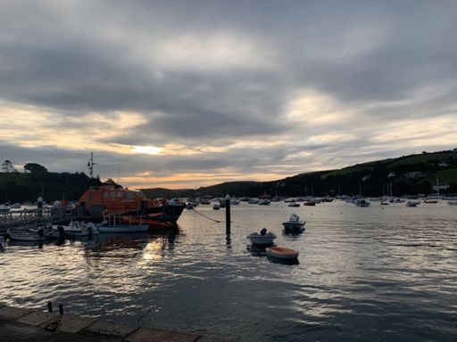 View from the house as I left Salcombe