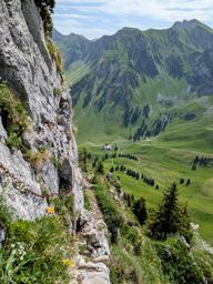 Crêtes au dessus du Schwarzsee : Fochsenflue et Chörblispitz