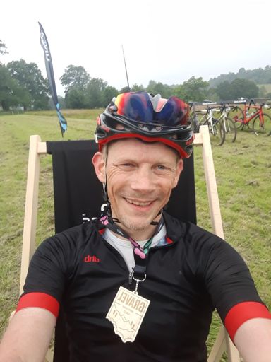 1st gravel sportive and a wooden medal