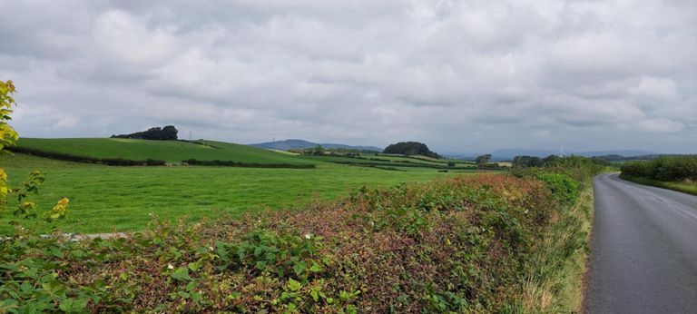 Perhaps towards Warton Crag. https://en.wikipedia.org/wiki/Warton_Crag