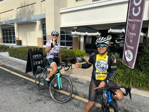 end of ride heading back home