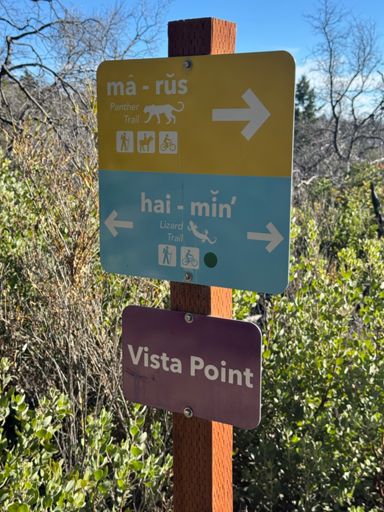 The trails are very well marked