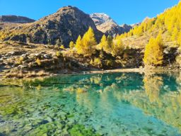 Pointe de Vouasson par le lac bleu et le glacier. Retour par le mont de l’étoile