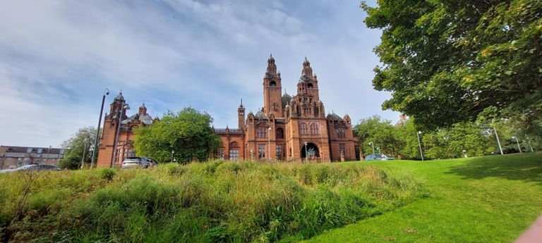 Back of the Kelvingrove Art Gallery and Museum