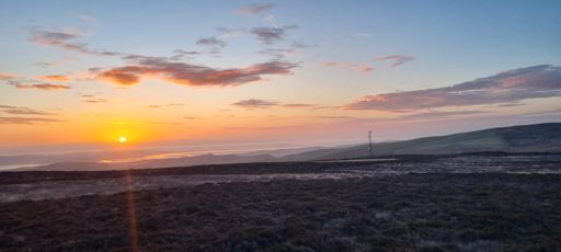 Stunning Views made better with Bracken flushing a few Grouse on the moor!!!!