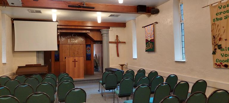 The next photo is of the room created upstairs.