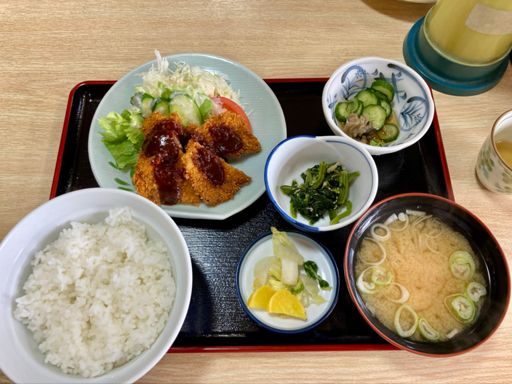 源平食堂
日替りランチ　豚ヒレカツ
