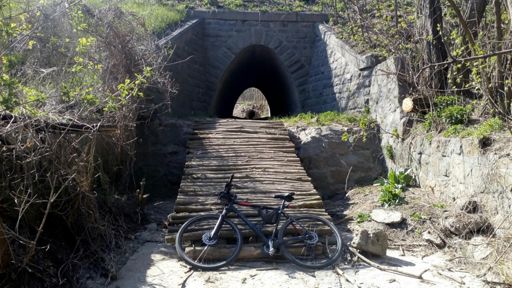 Тоннель под ж/д напротив Опытного поселка