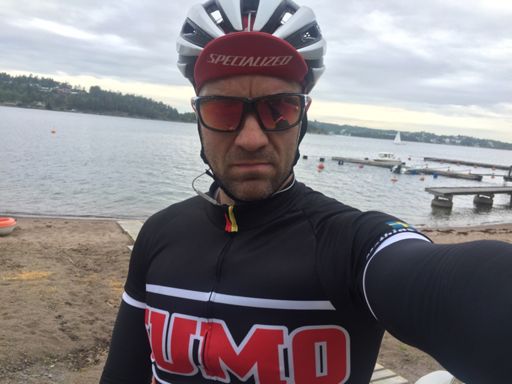 Så här glad blir man av att cykla :)