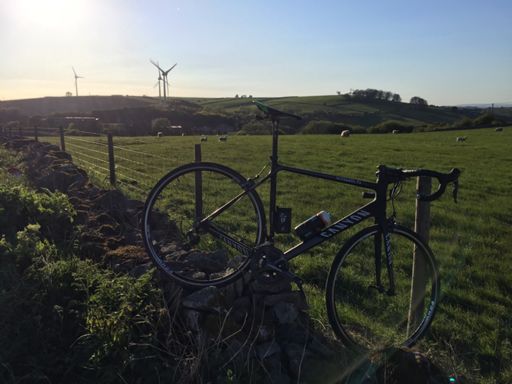 It landed like that...