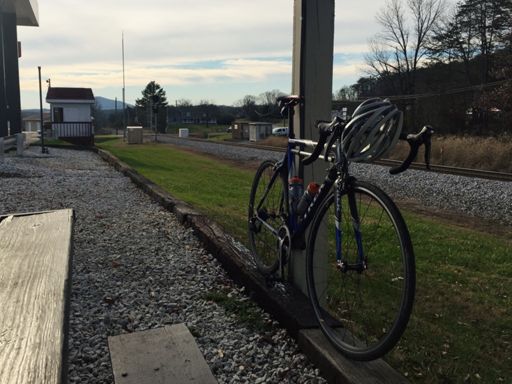 Fairly confident these picnic tables are here just so people can watch the train go by.