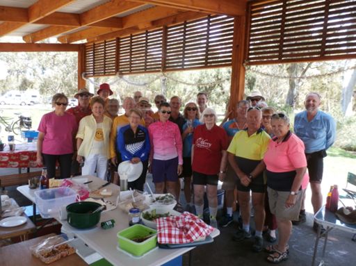 Some of the merry Christmas riders