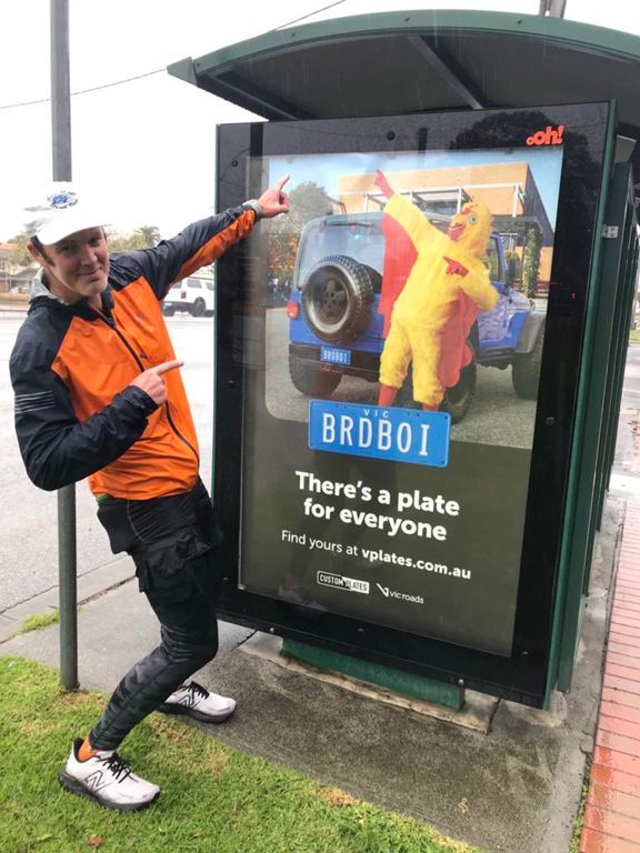 A couple of Big Birds on course