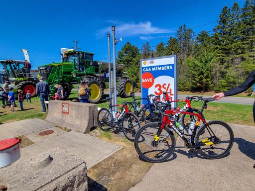 Funny, kids were not lining up to sit on these beautiful Treks