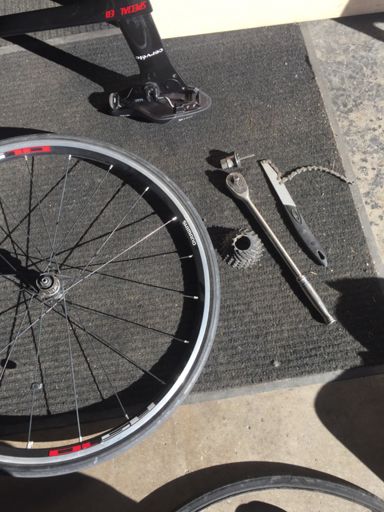 I'm a car mechanic but I fix my bikes a little too