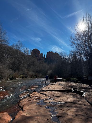Iconic view of Cathedral Rock