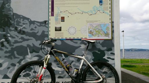 The start of the John Muir Way in Helensburgh