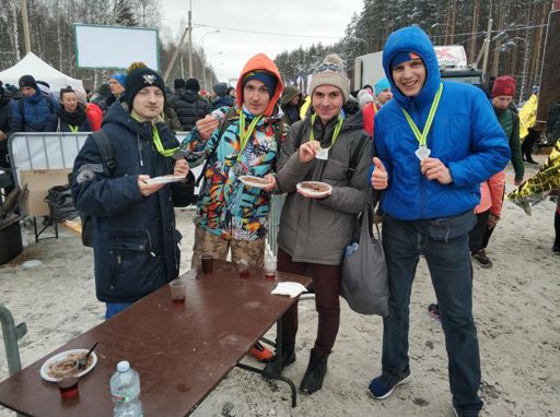 С друзьми с Длинных в Мещерском!) Все пробежали!