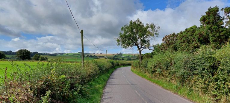 Landscape change, east of Dalton