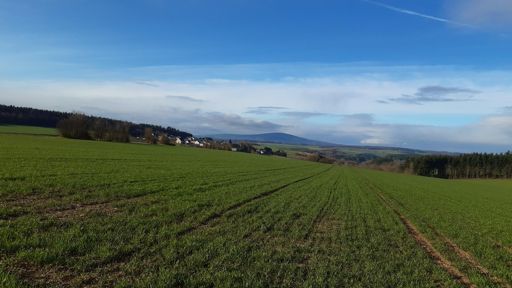 Idarkopf im Hintergrund. Da soll es heute hinführen.