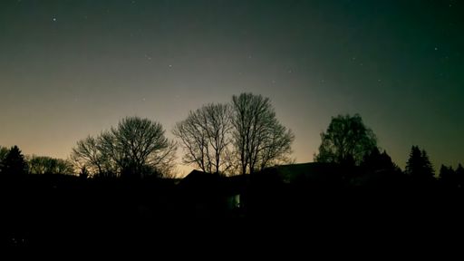 Eine sternenklare, eisige Nacht ist‘s in Großhennersdorf in der Oberlausitz. 🌝✨