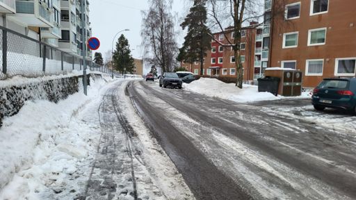Mekanikerveien mot Fileveien. Det var her vi spilte hockey med tennisball i gata. 