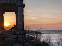 Coucher de soleil au Donon