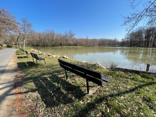 Des bancs et un etang, Beaurepaire