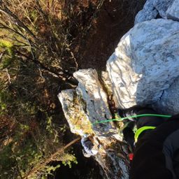 Raphaël dans la fin de la 5a