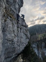 Via ferrata les échelles de la mort