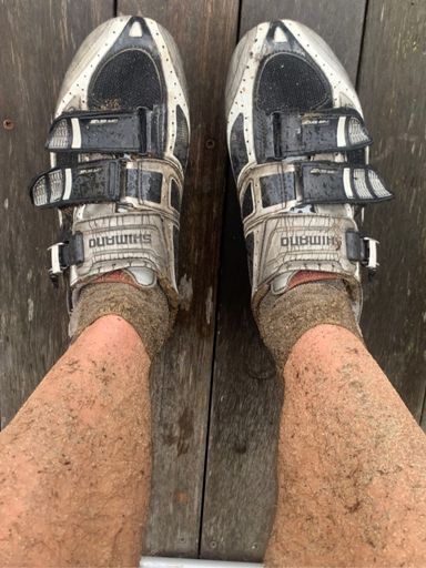 Needed my over shoes, never mind.