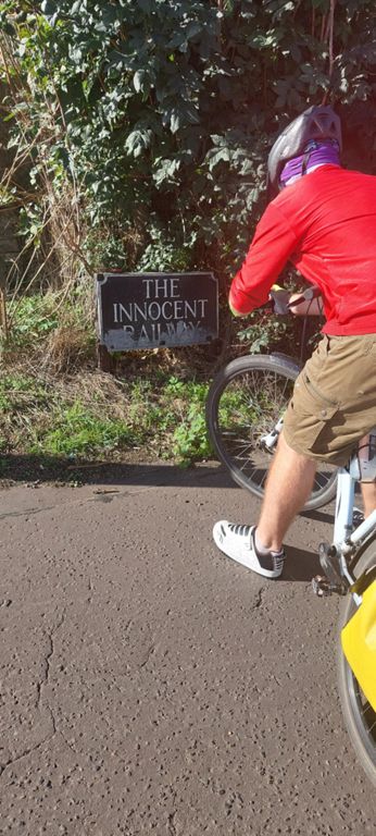Sign at the southern end of the tunnel
