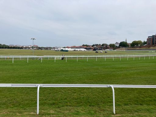 The Roodee (Chester race course 🐎). One of the oldest in the UK, having a unique track with continuous curve, no discernible straights.