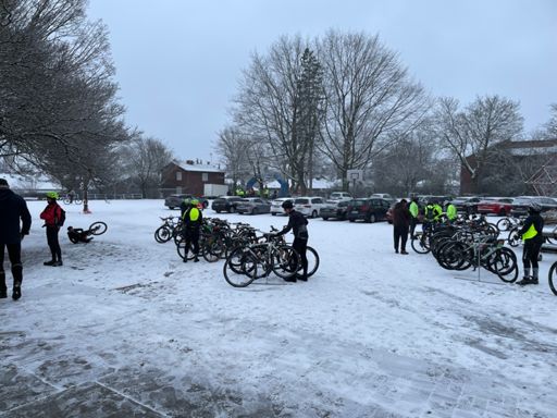 Etwas rutschig war‘s