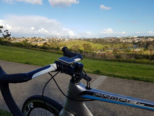 Nice view of the city!