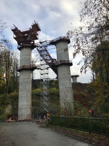 Bau der 44 im Angertal