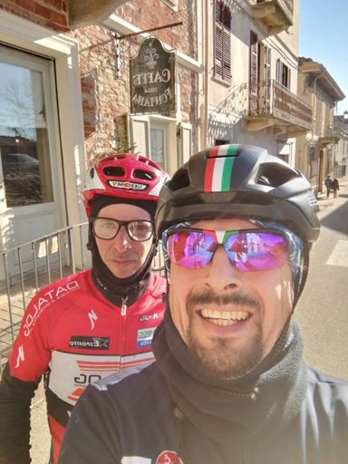 Alessandro Ferro ed io oggi a Murisengo.