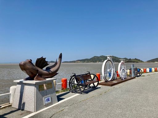 오늘은 물이 많이 빠져 있네~