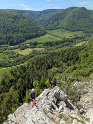 la Nostalgique (5c 5 longueurs) + Secret land 6a