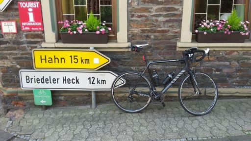 jetzt geht es aufwärts, nach bei Km 185