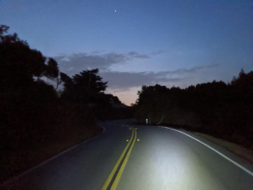 Pretty twilight. Usually my view here is not too interesting.